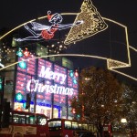 Oxford street christmas lights.