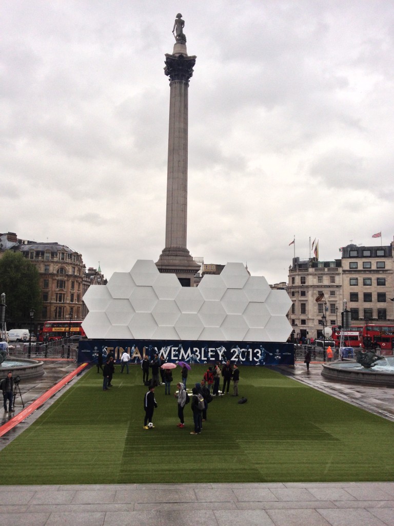 Champions League Trafalger Square